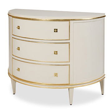 Orion Demilune Chest - Linen