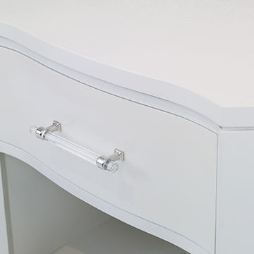 Halley Nightstand - Arctic White – Ambella Home