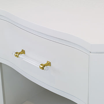 Halley Nightstand - Arctic White