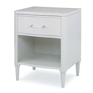Halley Nightstand - Arctic White – Ambella Home