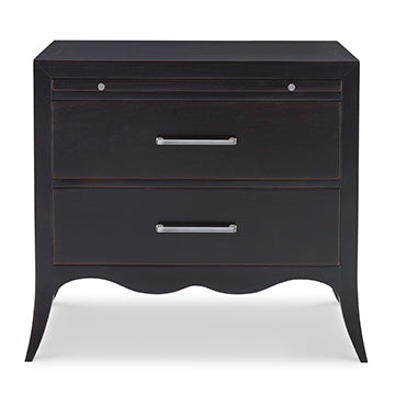 Beatrix Nightstand - Hand Rubbed Raven