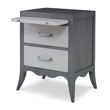 Beatrix Nightstand - Ash Grey / Linen in Linen – Ambella Home