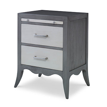 Beatrix Nightstand - Ash Grey / Linen in Linen – Ambella Home