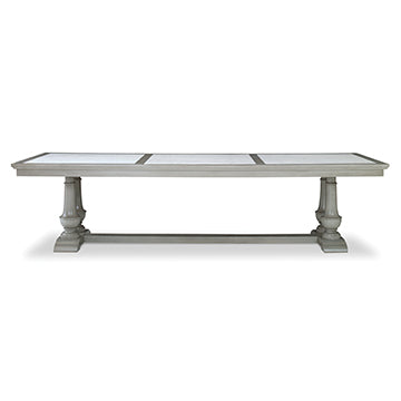 Harvest Dining Table (96" Marble Top) - Ash Grey in Grey – Ambella Home