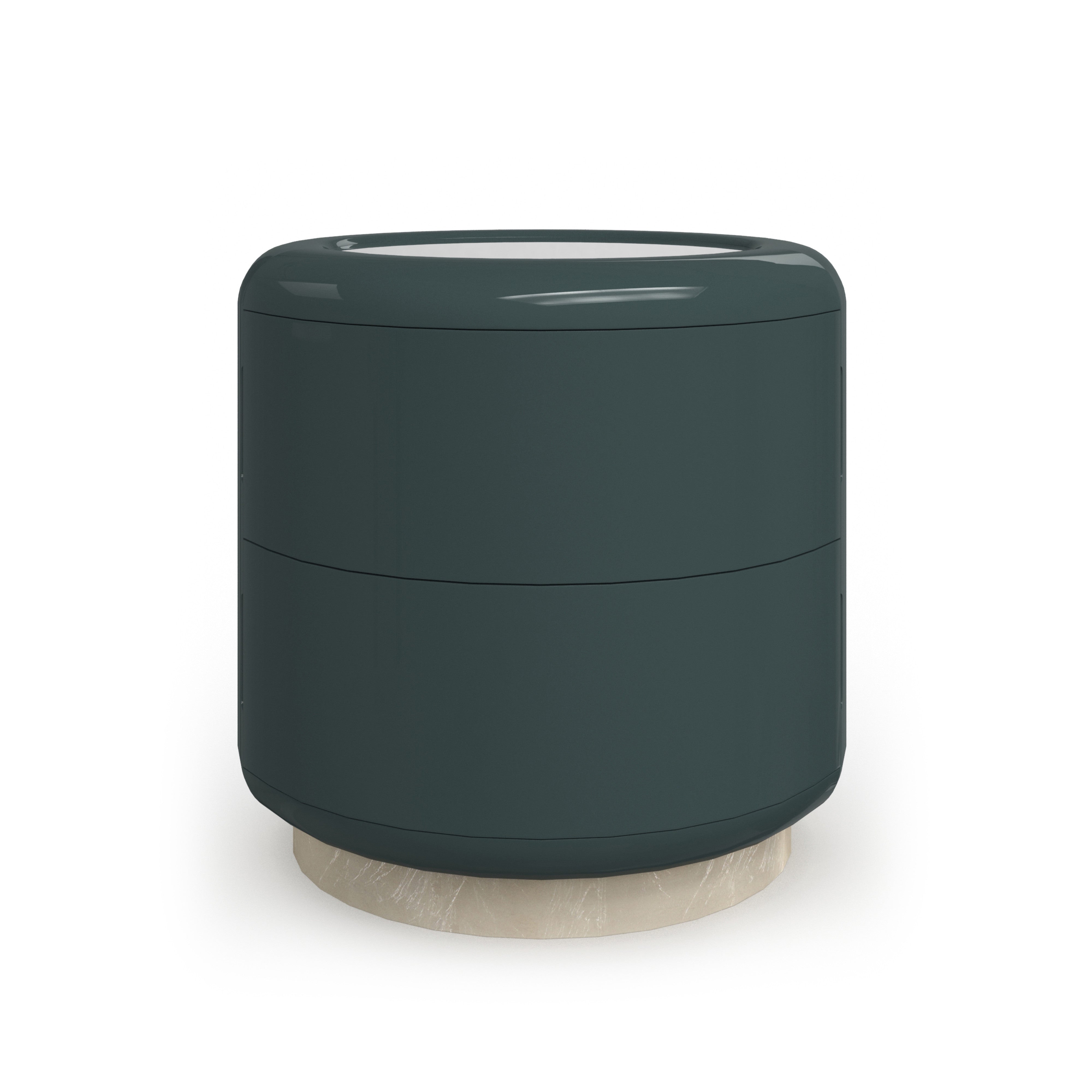 Gelee Round Accent Table - Apatite – Side & End Tables by Caracole | Sutter & Vale