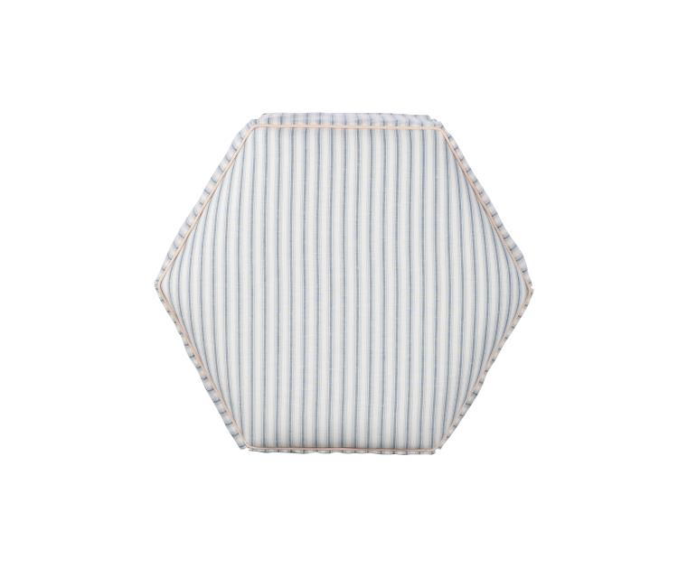 Evans Skirted Ottoman
