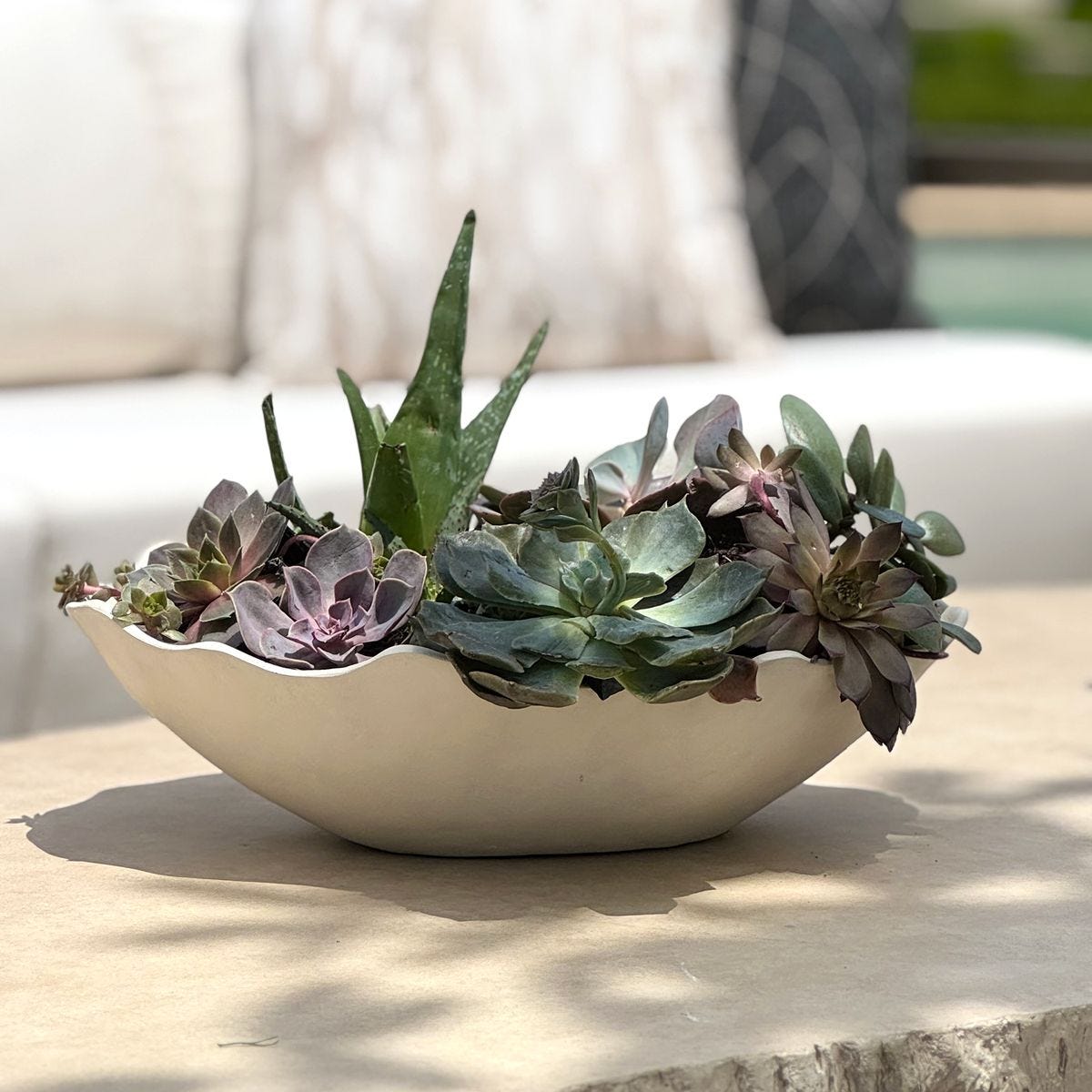 Obscura Indoor-Outdoor Bowl, Warm White