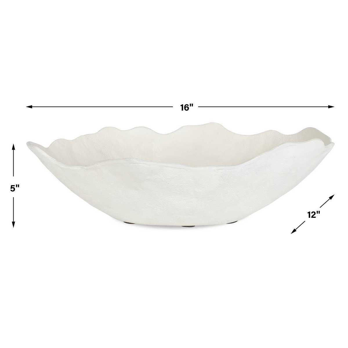 Obscura Indoor-Outdoor Bowl, Warm White – Wall Decor by Uttermost | Sutter & Vale