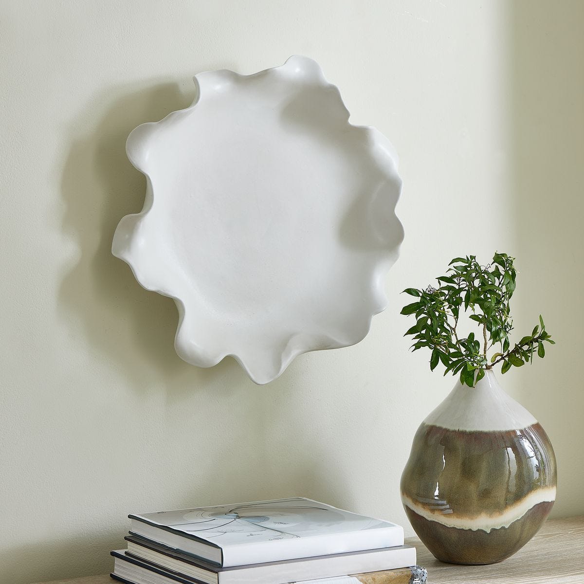 Wave Crest Indoor-Outdoor Bowl – Wall Decor by Uttermost | Sutter & Vale