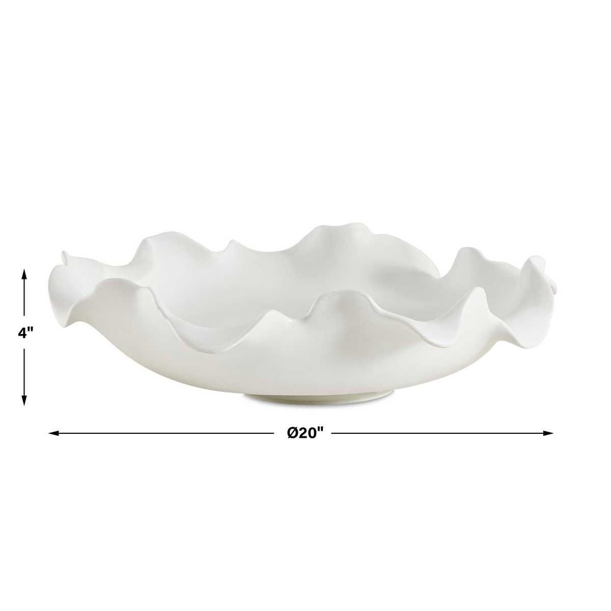 Wave Crest Indoor-Outdoor Bowl – Wall Decor by Uttermost | Sutter & Vale
