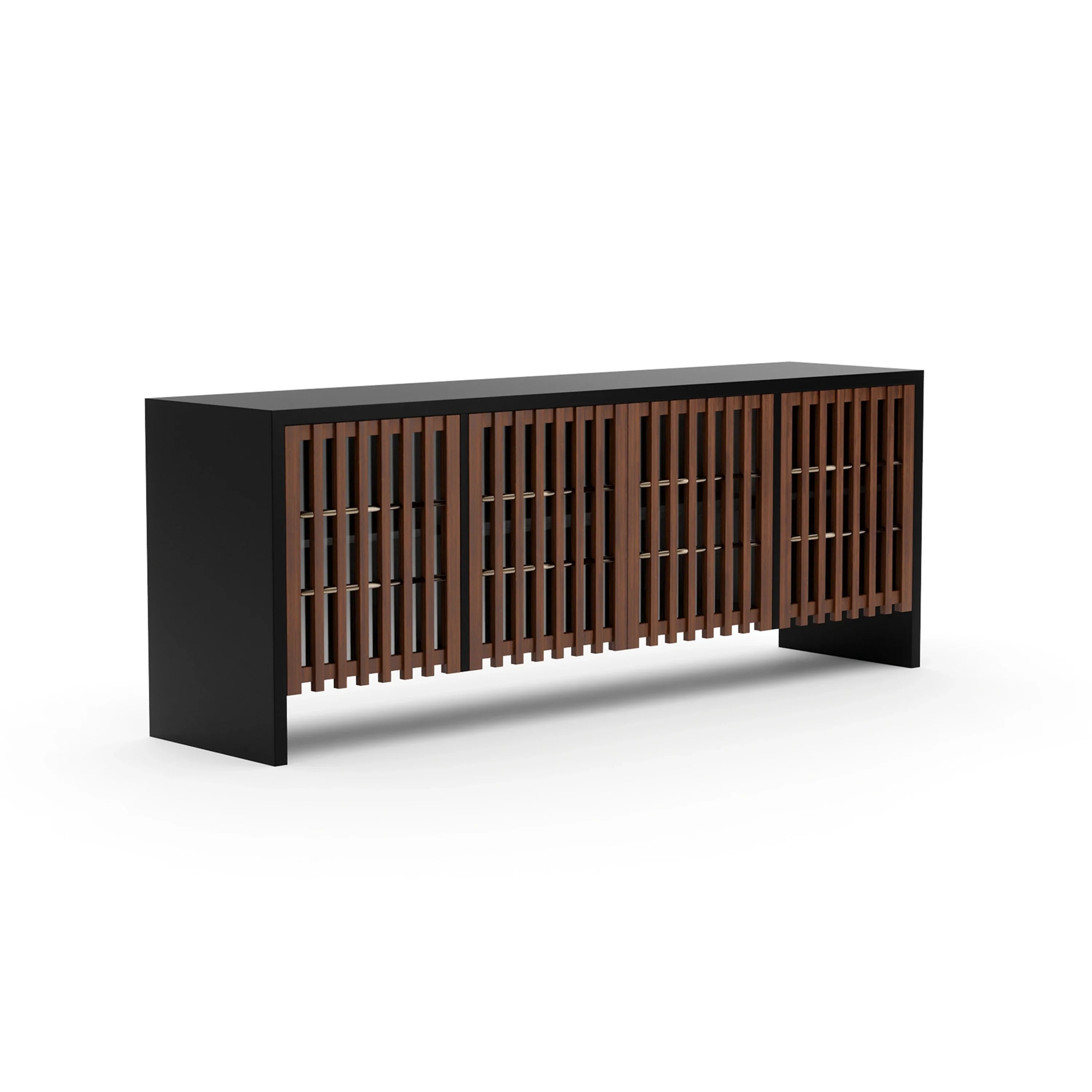 Pinstripe Dark Sideboard – Sideboards & Buffets by Caracole | Sutter & Vale