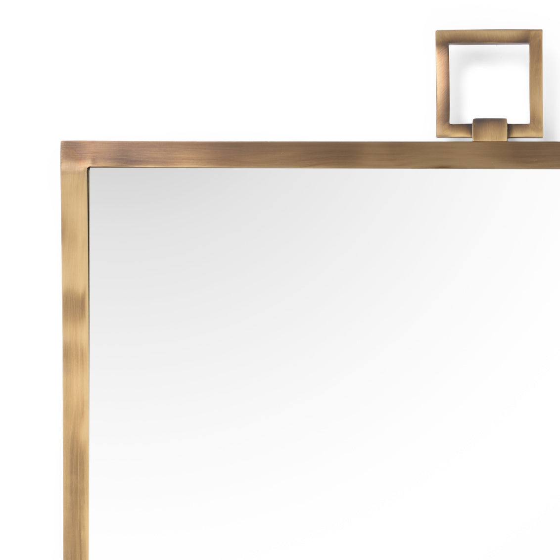 Square Mirror - Brass in 36.5 / Iron - Chelsea House