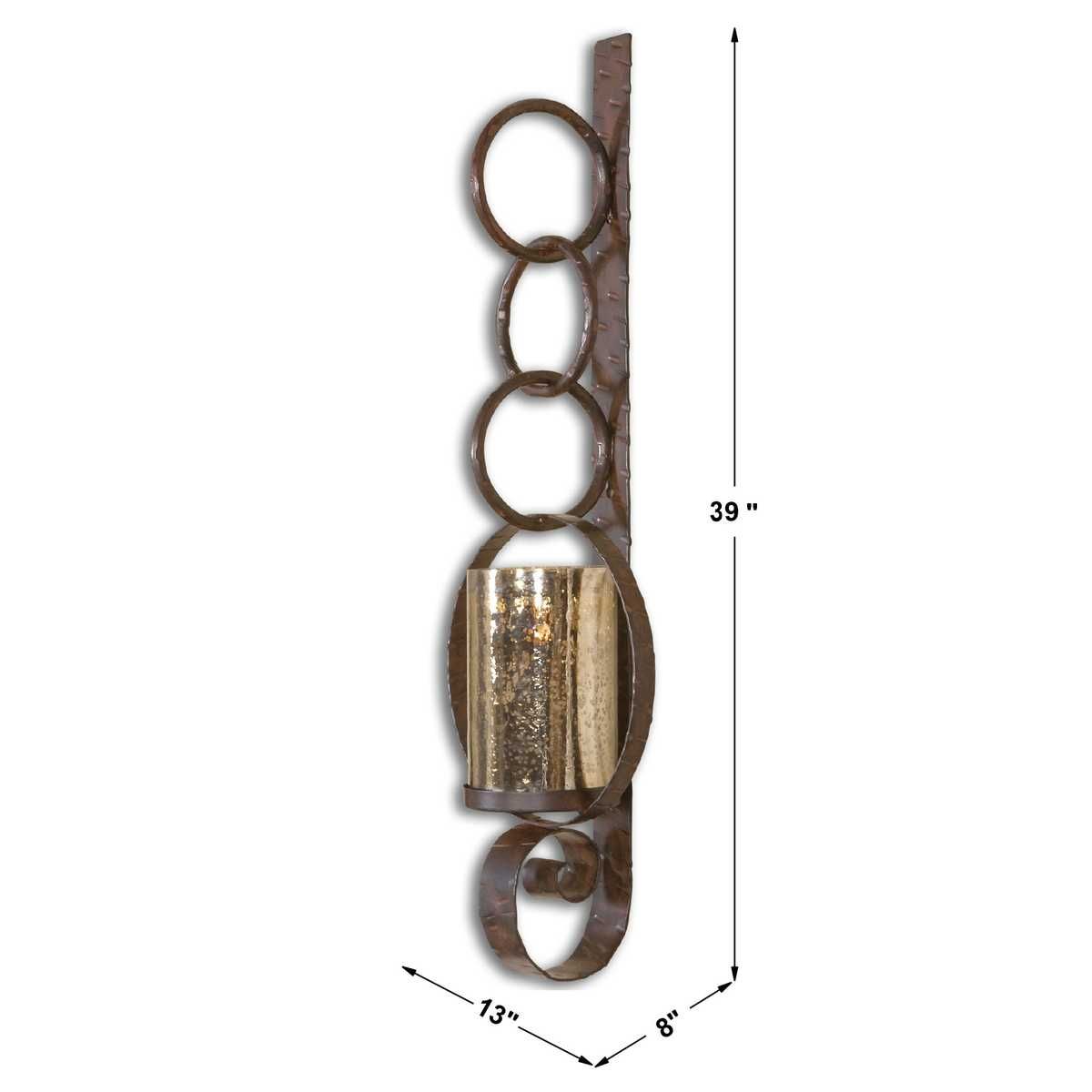 Falconara Candle Sconce – Wall Decor by Uttermost | Sutter & Vale