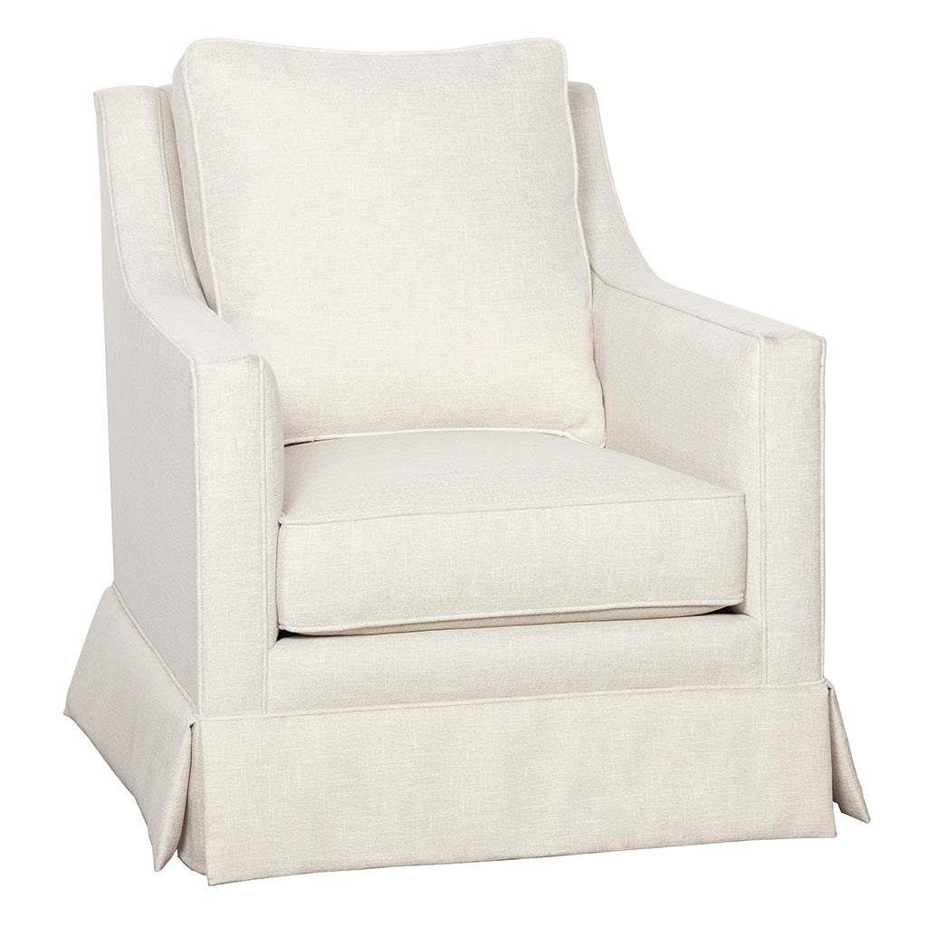 Welted Slope Arm Lounge Chair (1LBS-01) - Fairfield Chair