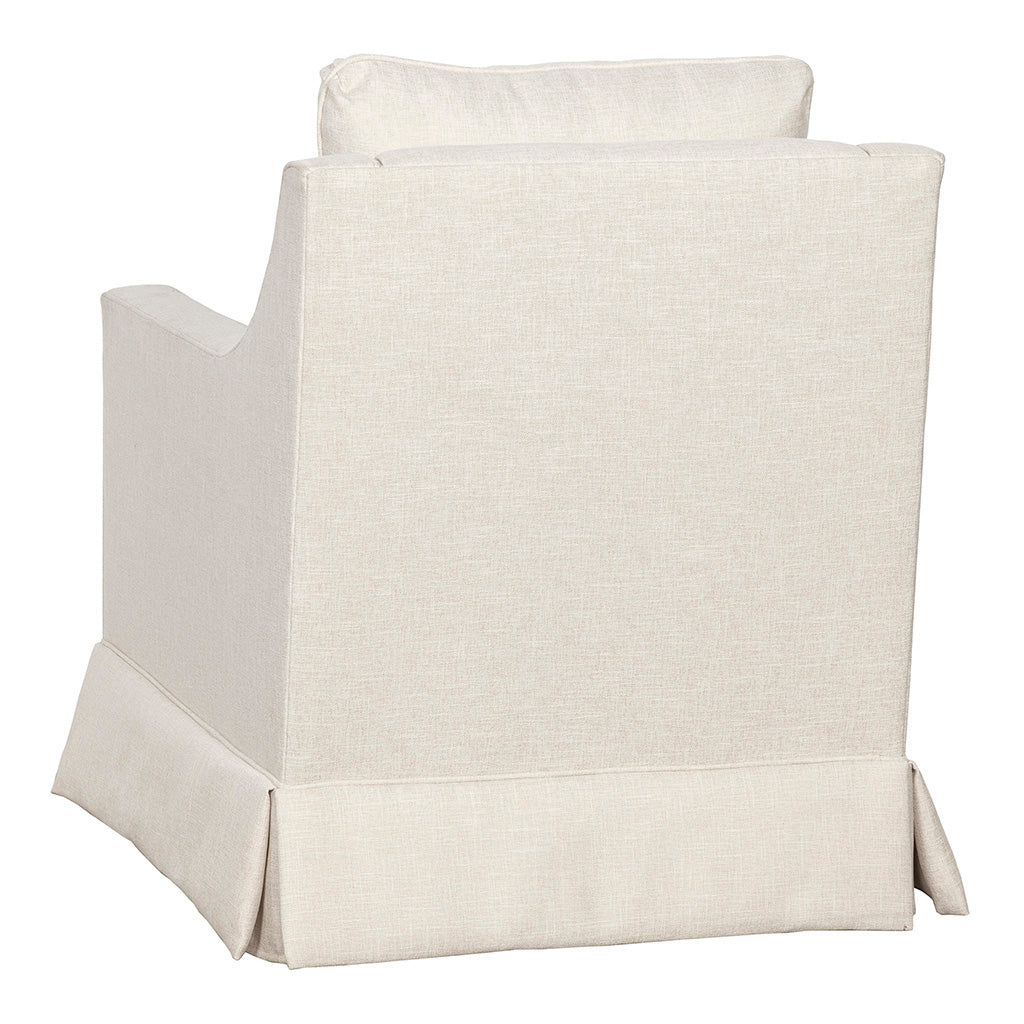 Welted Slope Arm Lounge Chair (1LKS-01) - Fairfield Chair