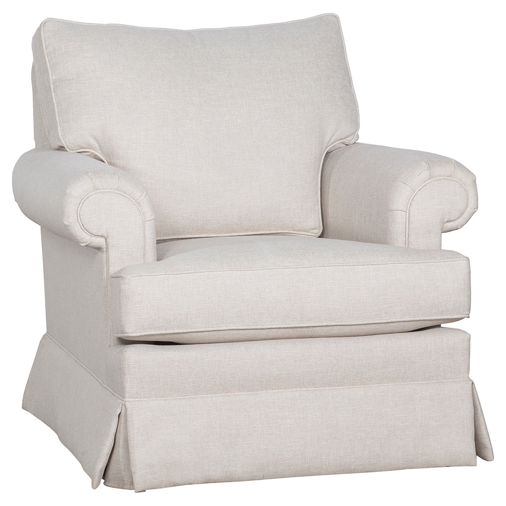 Welted Panel Arm Swivel Glider (1PBS-32) - Fairfield Chair