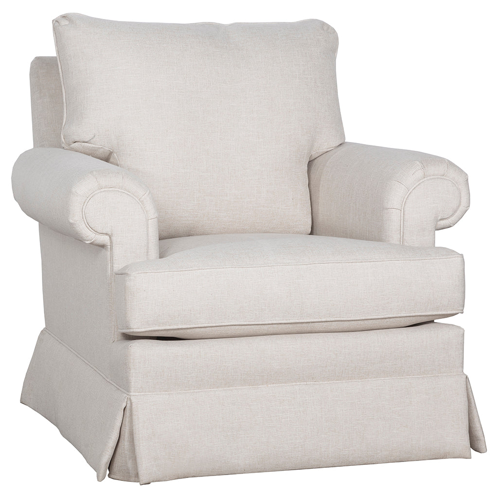 Welted Panel Arm Swivel Glider (1PKS-32) - Fairfield Chair