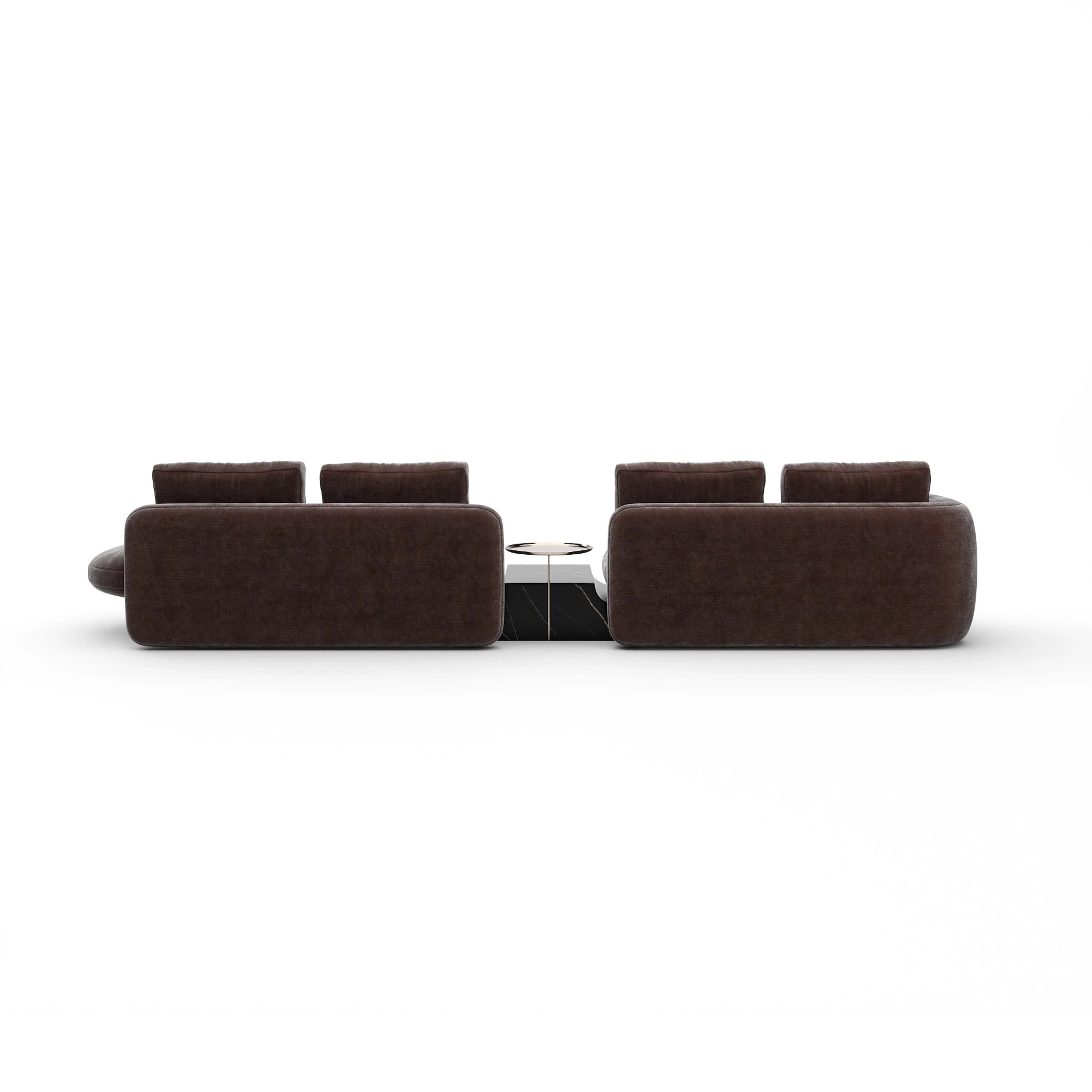 Overlap Right Bumper Sectional Dk Taupe – Sectionals by Caracole | Sutter & Vale