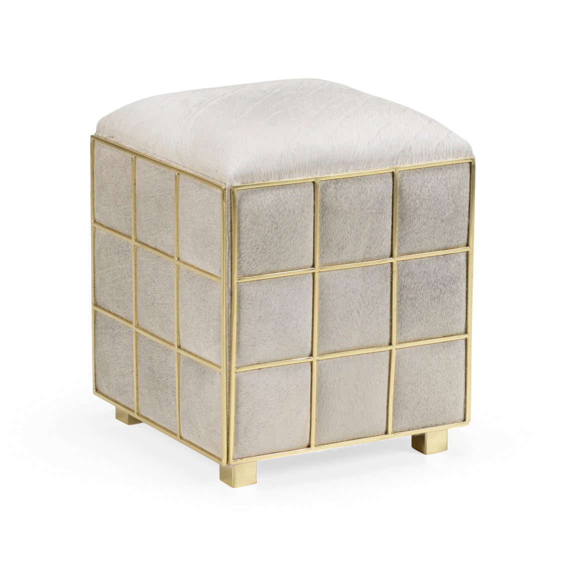 Square Hide Stool
