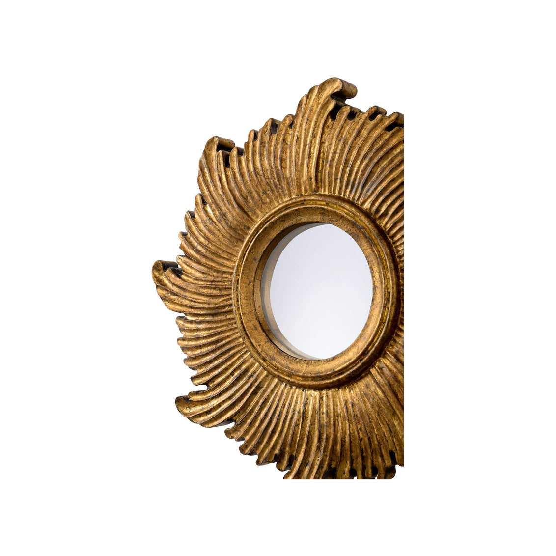 Daybreak Mirror in Antique Gold/Clear / Wood - Chelsea House