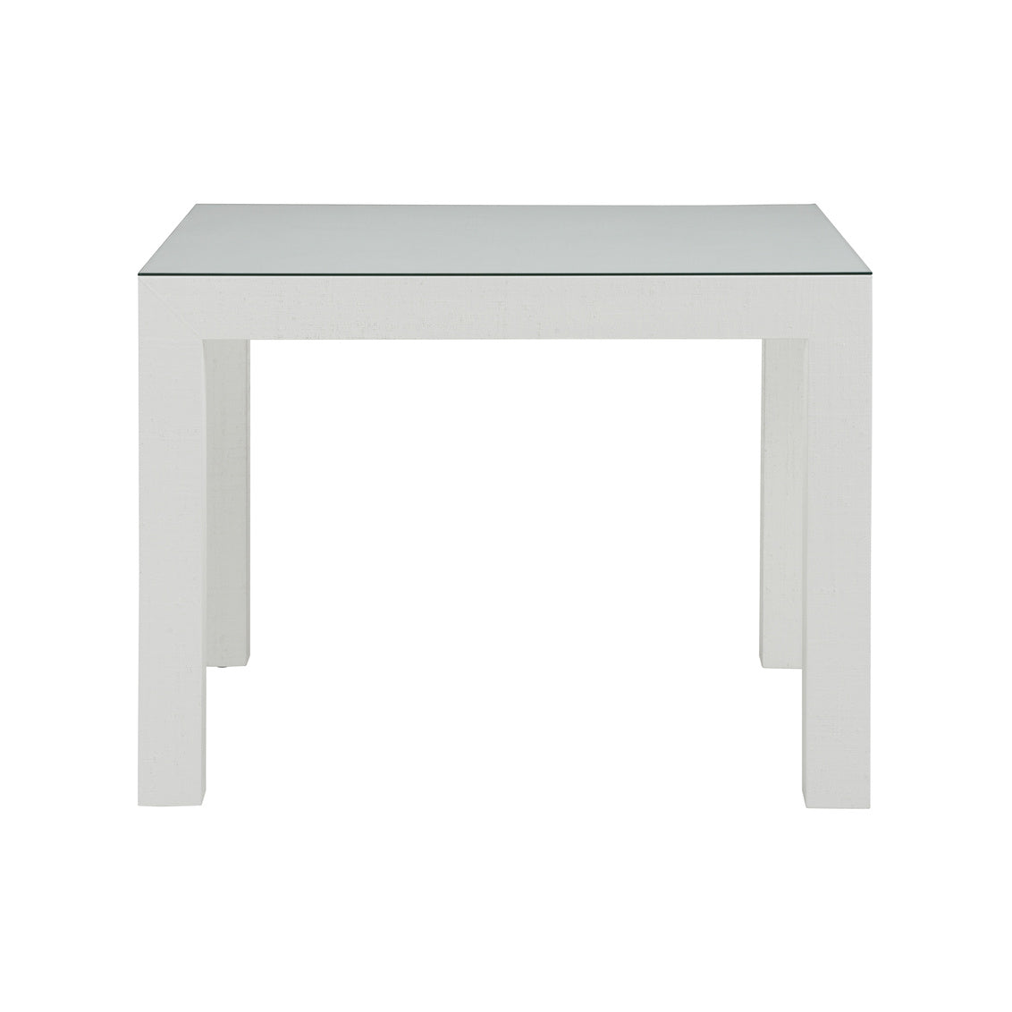 Sanibel Game Table - White in 30 / Raffia - Chelsea House