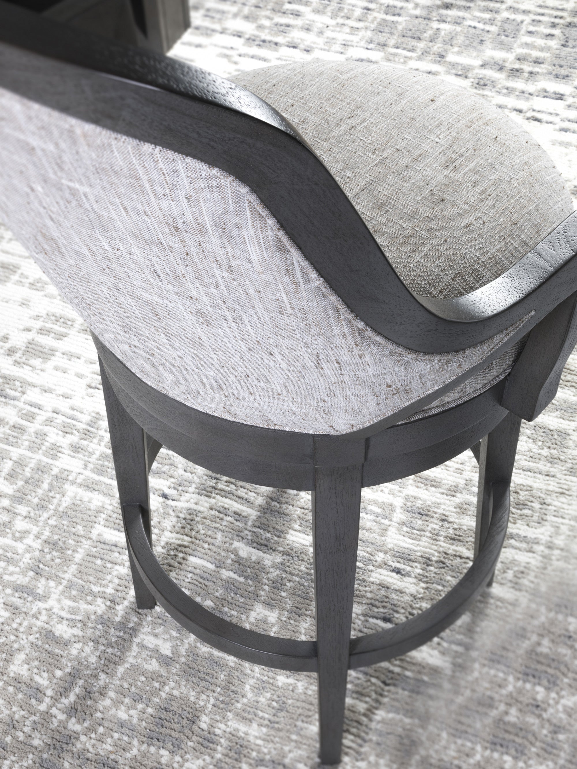 Appellation Upholstered Swivel Counter Stool