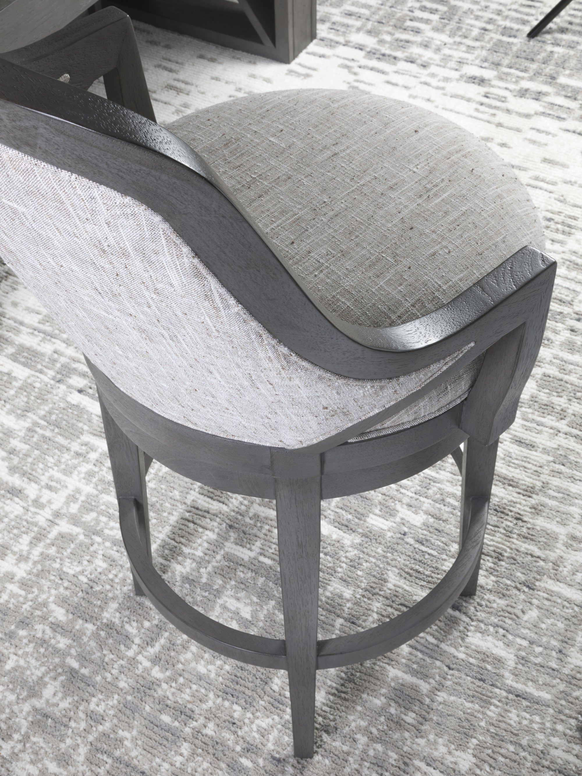 Appellation Upholstered Swivel Bar Stool