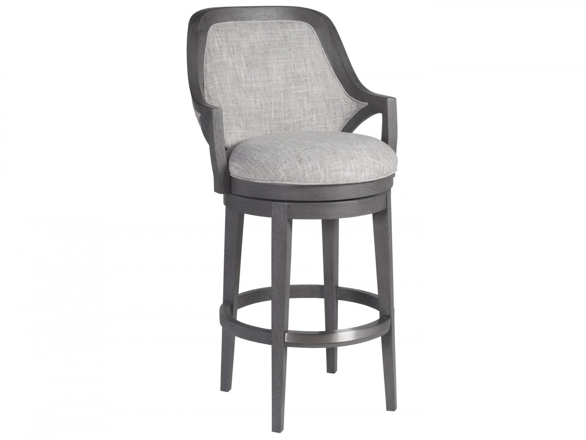 Appellation Upholstered Swivel Bar Stool