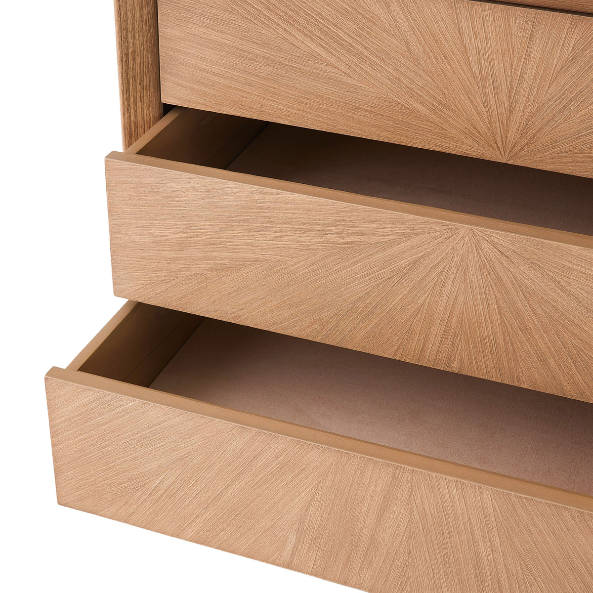 Burst Bedside Chest-Nutmeg Left