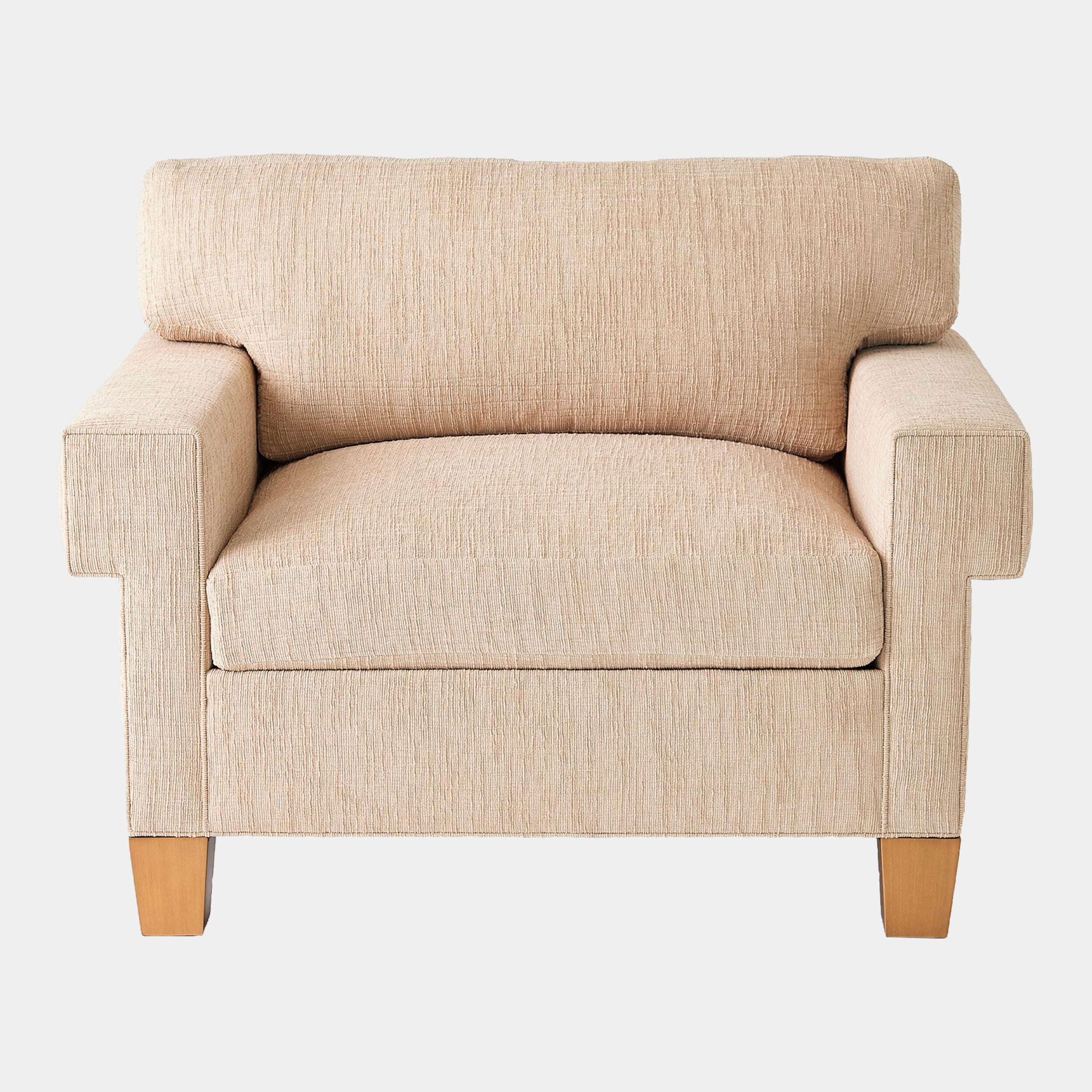 Zosia Sqaure Arm Chair-Natural