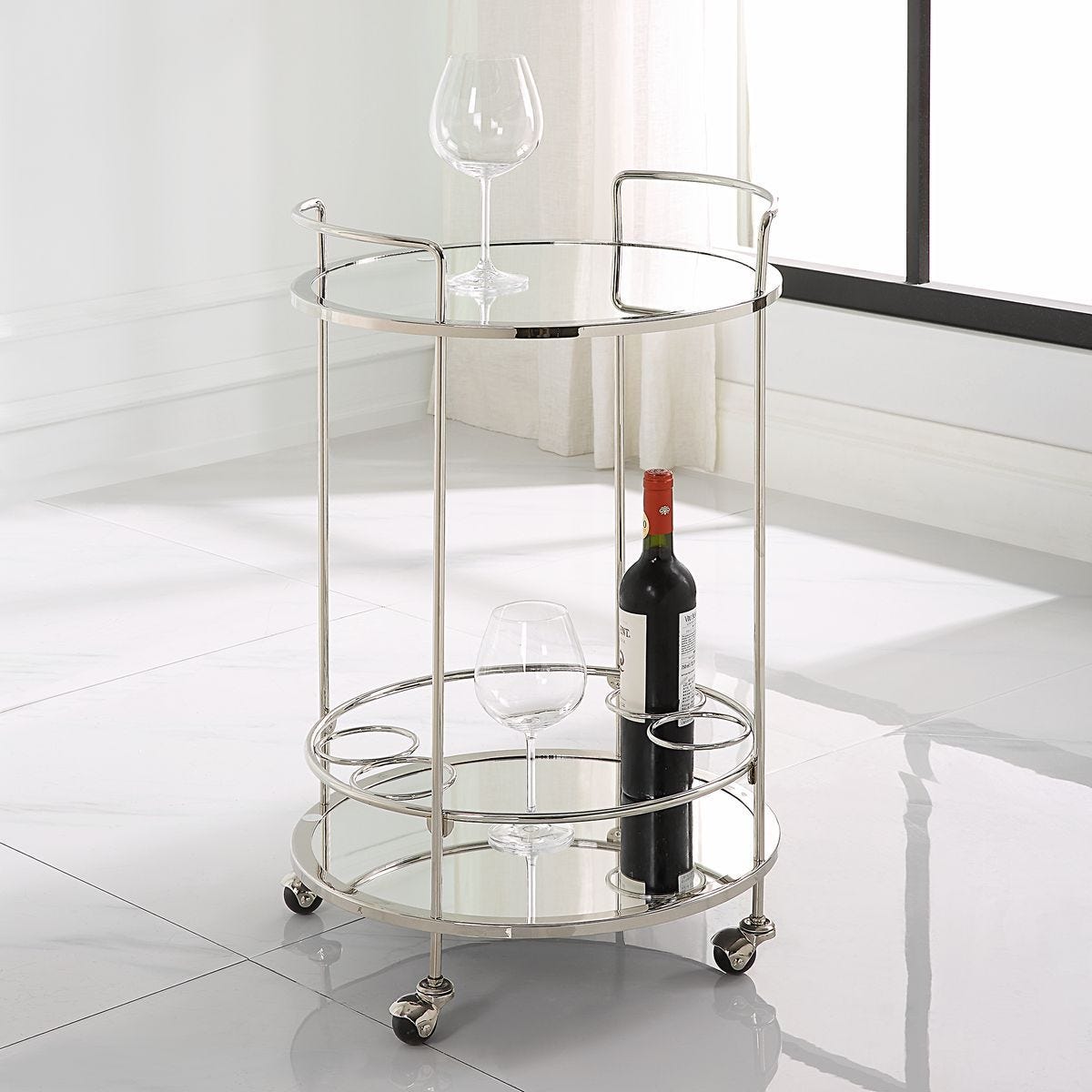 Spritz Bar Cart – Furniture by Uttermost | Sutter & Vale