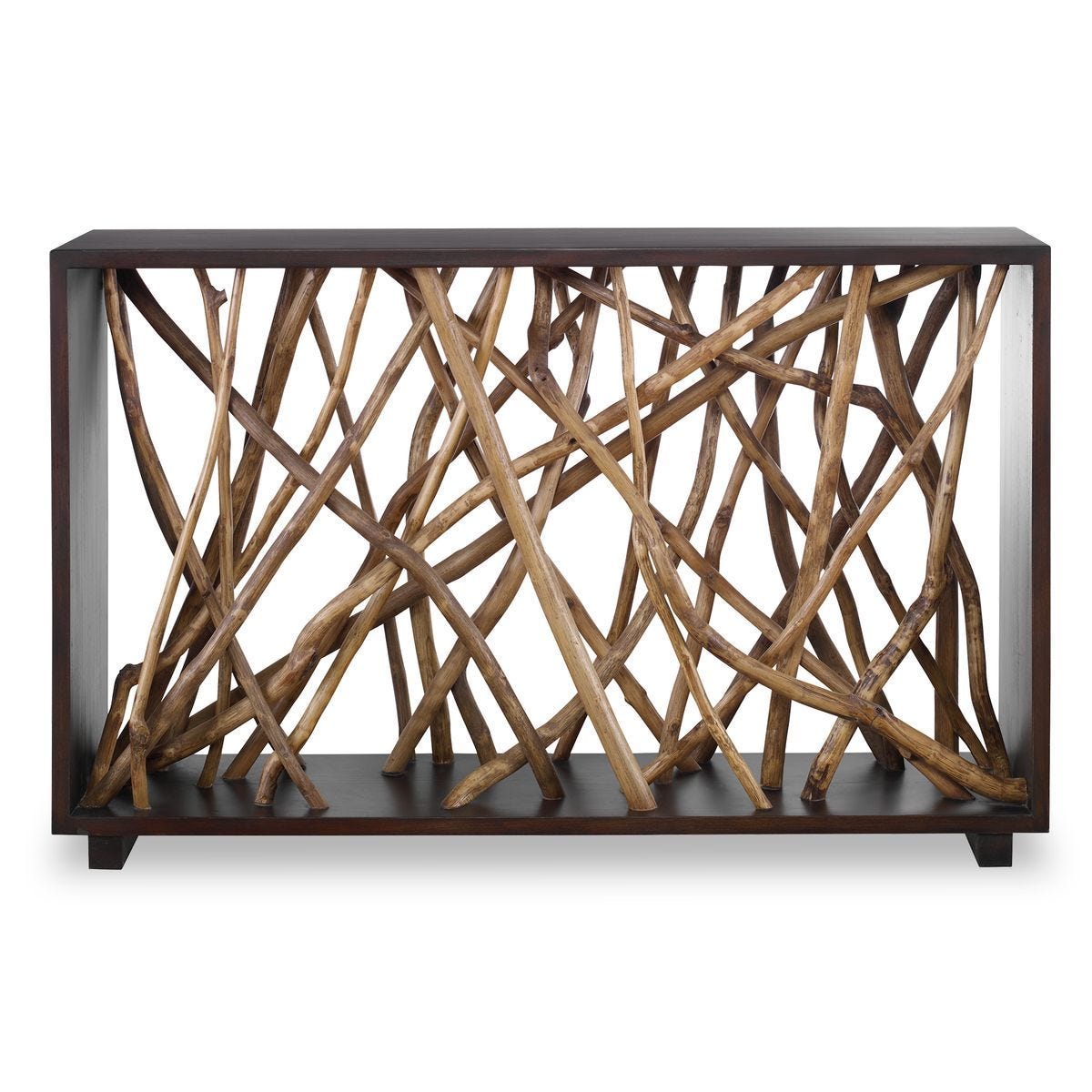Teak Maze Console Table – Furniture by Uttermost | Sutter & Vale