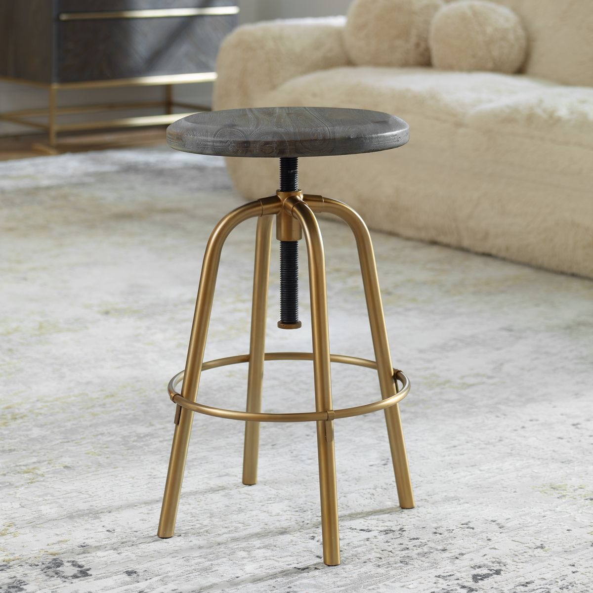 Revolve Counter Stool – Furniture by Uttermost | Sutter & Vale