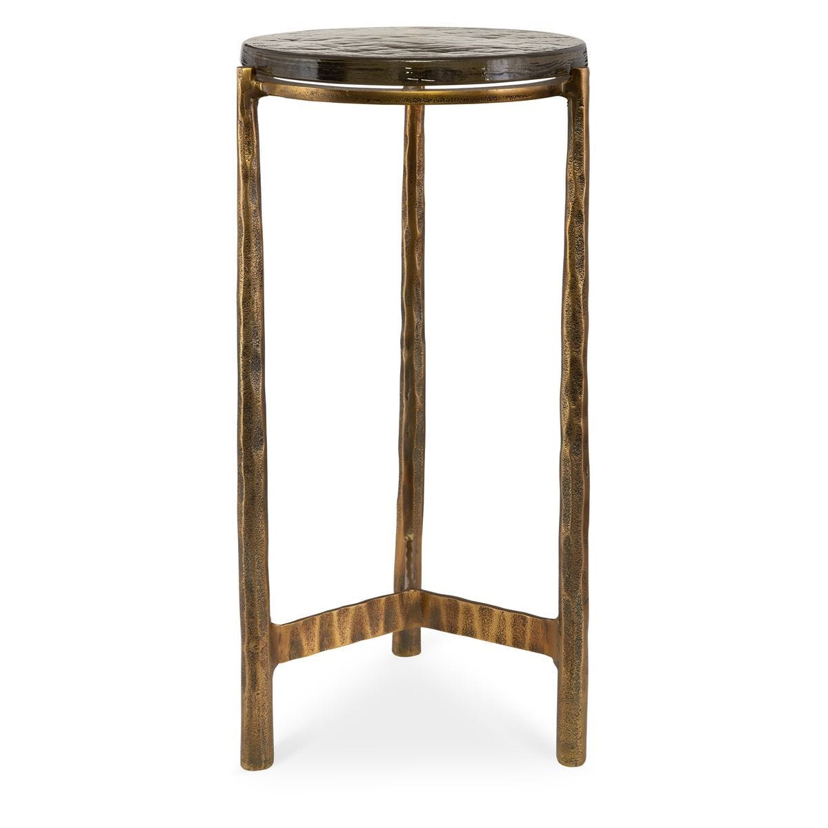 Eternity Outdoor Accent Table, Brass – Furniture by Uttermost | Sutter & Vale