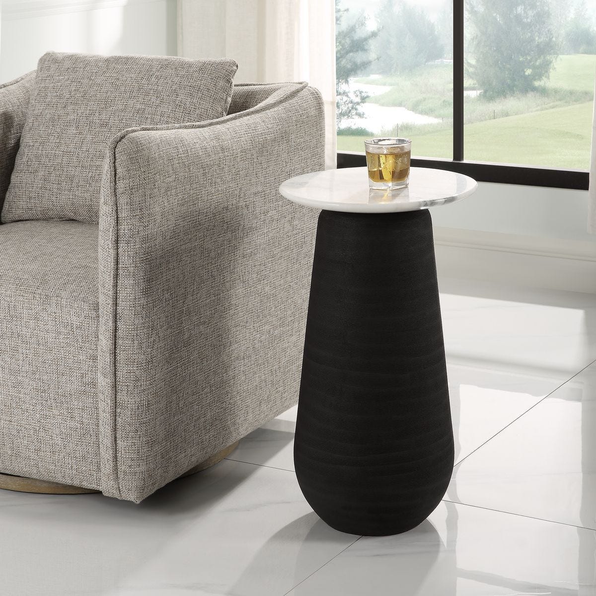 Total Eclipse Accent Table – Furniture by Uttermost | Sutter & Vale
