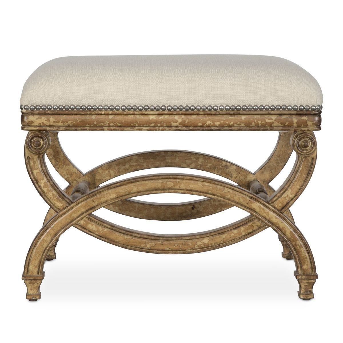 Karline Small Bench – Furniture by Uttermost | Sutter & Vale