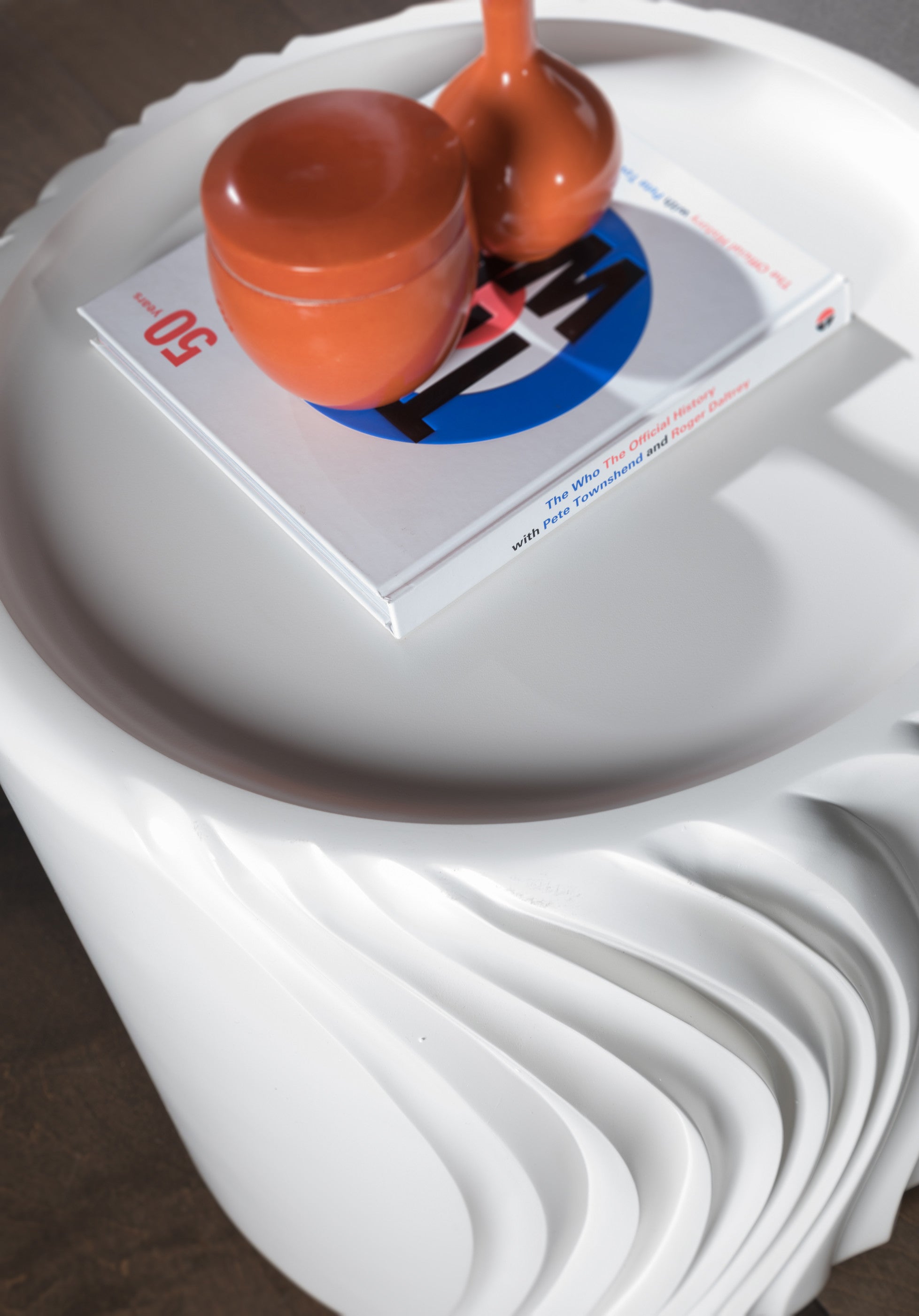 Volante Round Drum End Table