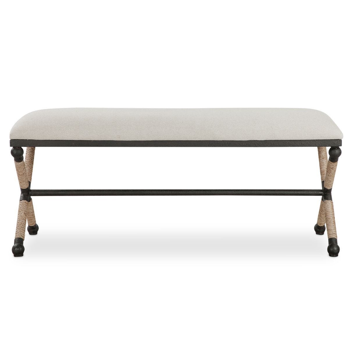 Firth Bench, Oatmeal – Furniture by Uttermost | Sutter & Vale