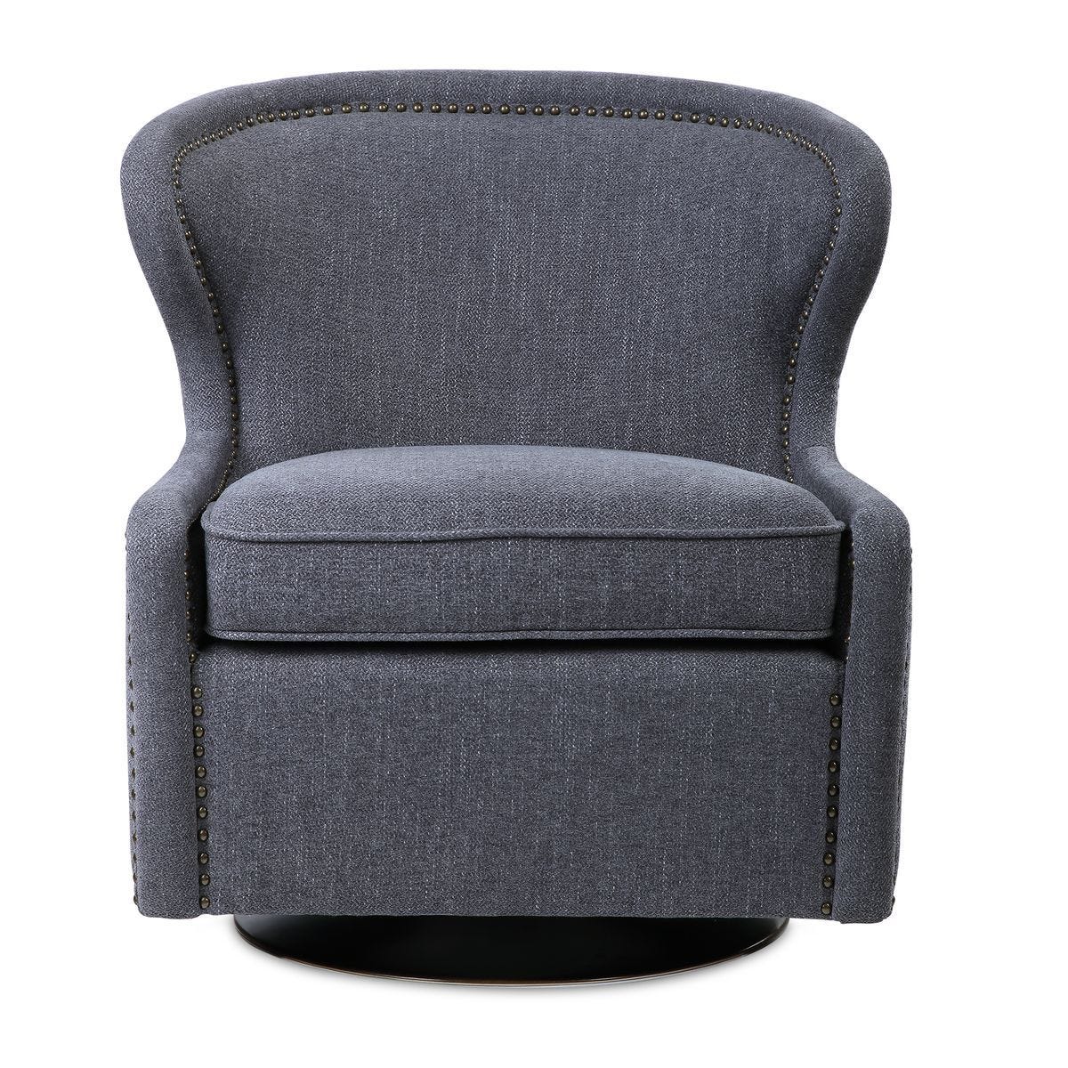 Biscay Swivel Chair – Furniture by Uttermost | Sutter & Vale
