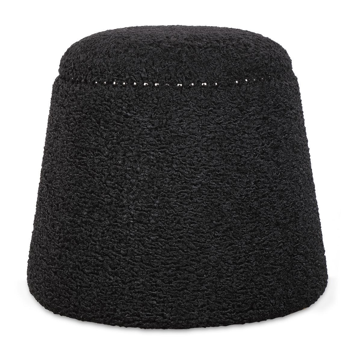 Gumdrop Ottoman, Black – Furniture by Uttermost | Sutter & Vale