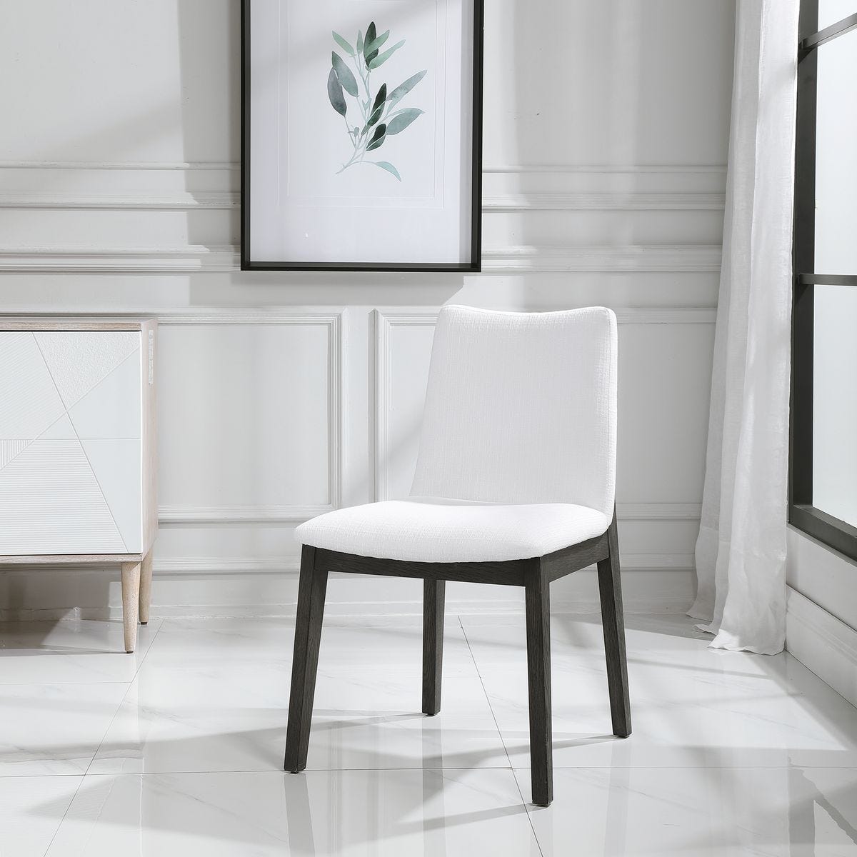 Delano Armless Chair, Espresso, 2 Per Box, Priced Each – Furniture by Uttermost | Sutter & Vale