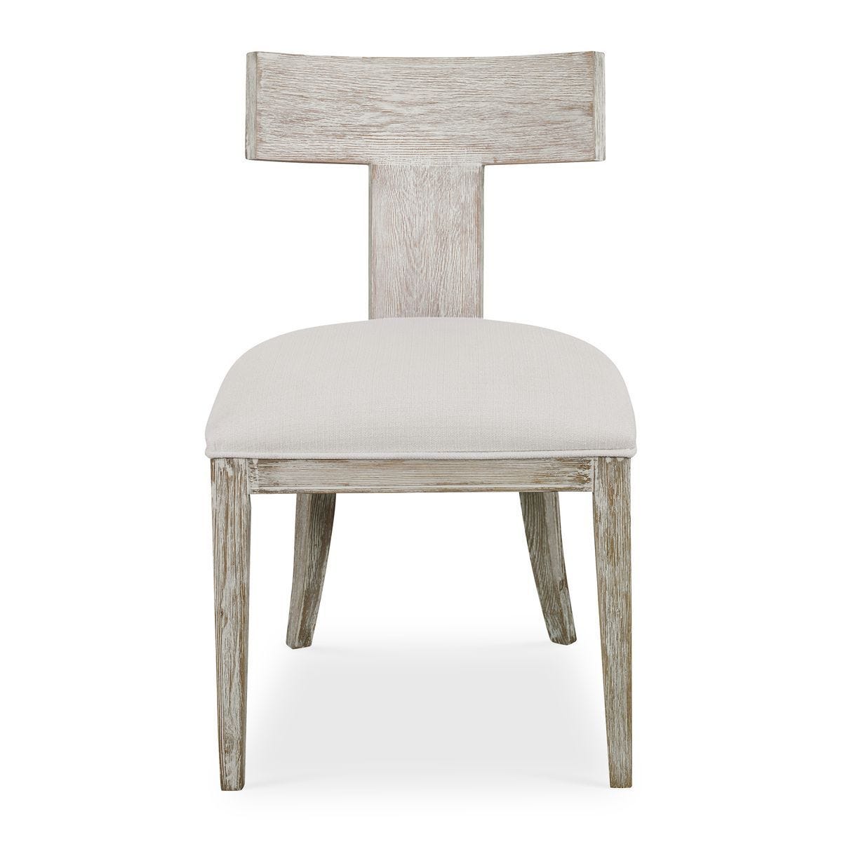 Idris Armless Chair, White, 2 Per Box, Priced Each – Furniture by Uttermost | Sutter & Vale