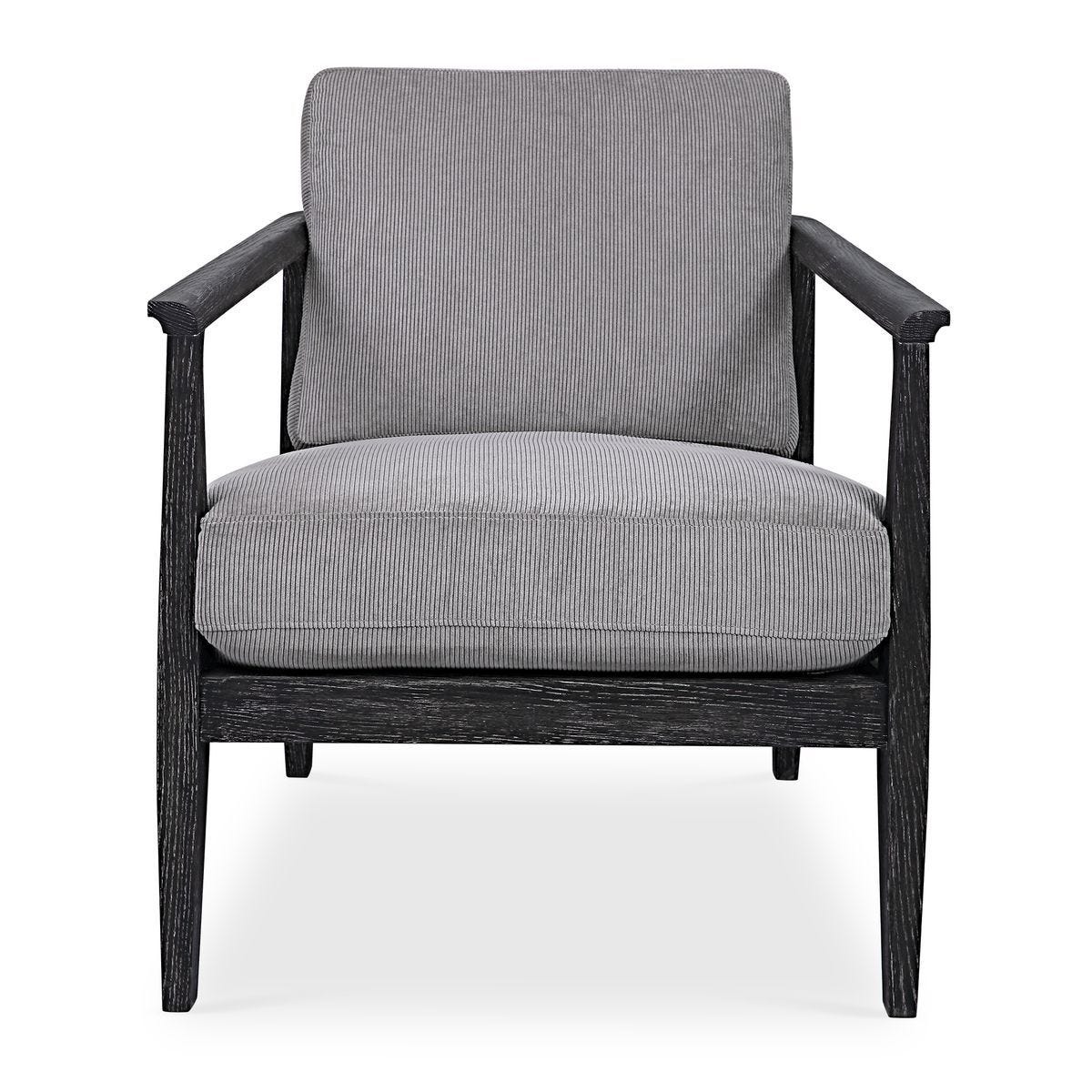Brunei Accent Chair, Gray – Furniture by Uttermost | Sutter & Vale