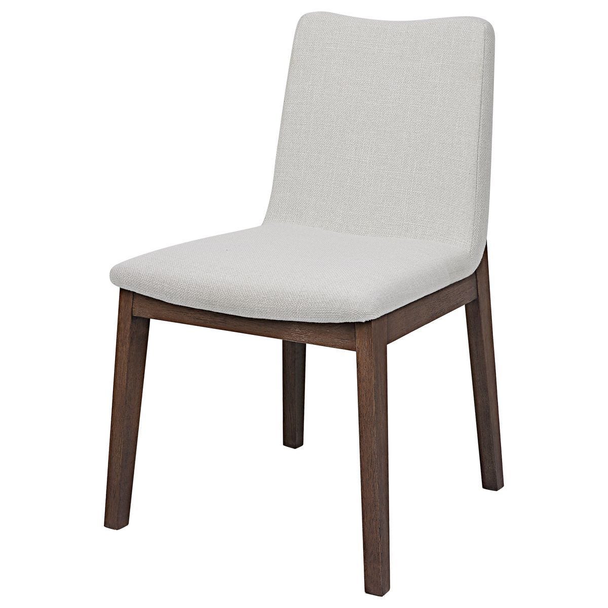 Delano Armless Chair, Walnut, 2 PER BOX, Priced Each – Furniture by Uttermost | Sutter & Vale