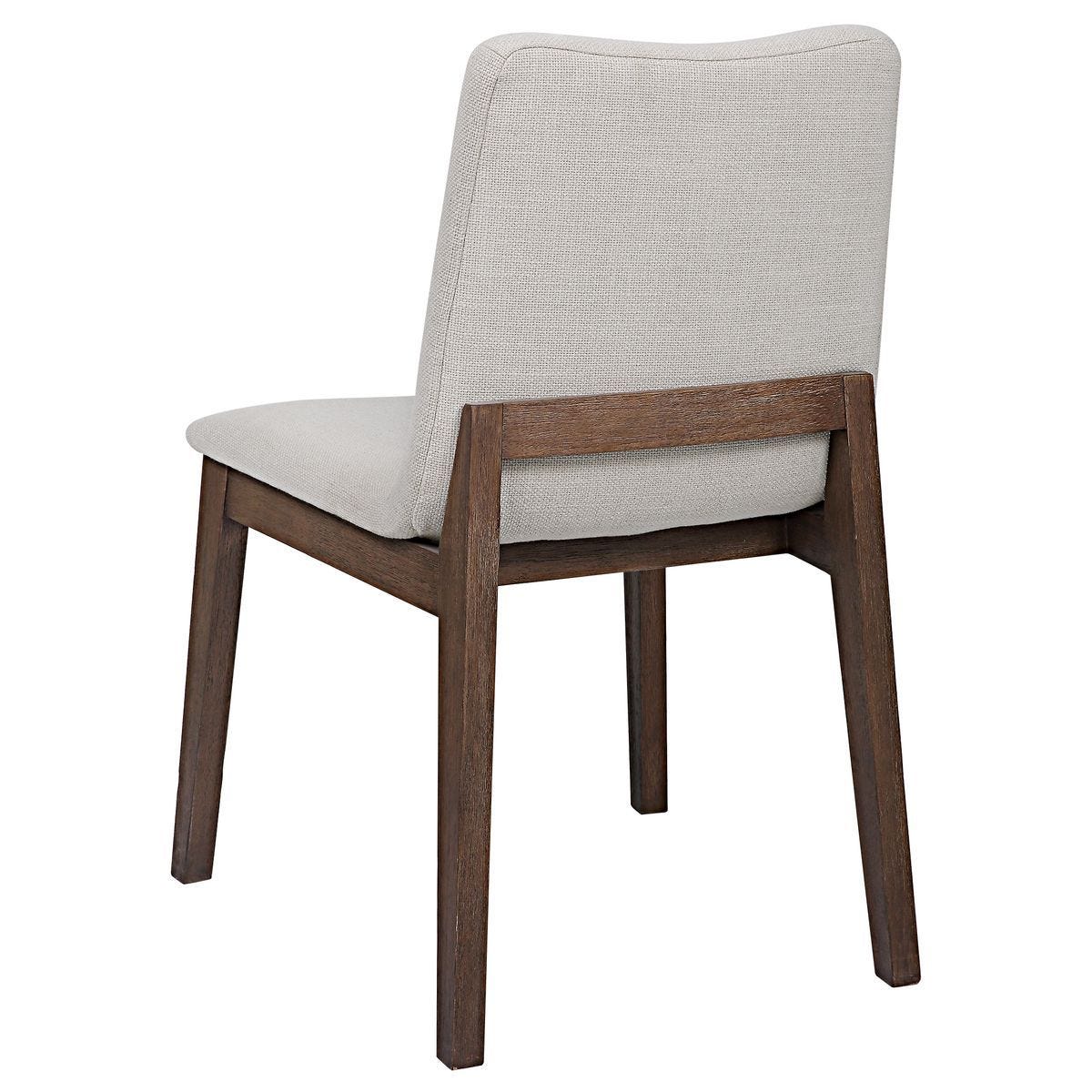 Delano Armless Chair, Walnut, 2 PER BOX, Priced Each – Furniture by Uttermost | Sutter & Vale