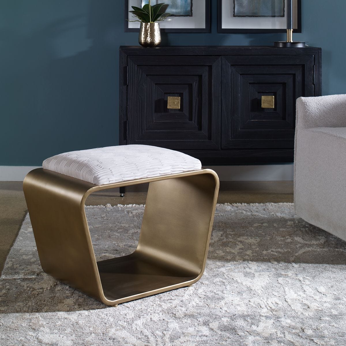 Hoop Small Bench – Furniture by Uttermost | Sutter & Vale