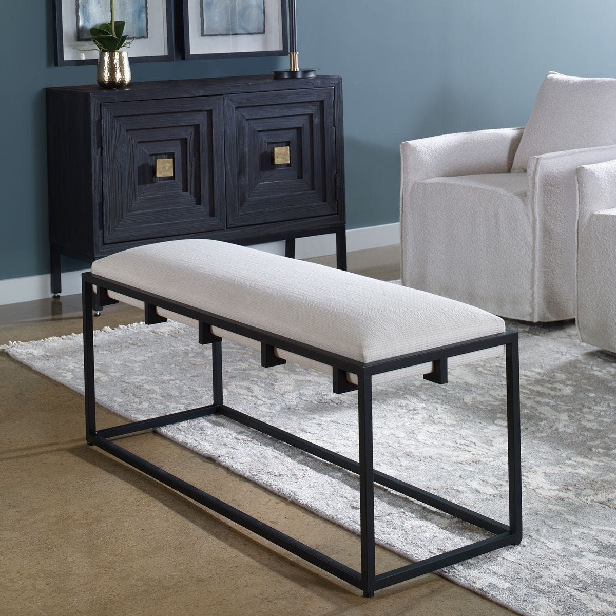 Paradox Bench – Furniture by Uttermost | Sutter & Vale