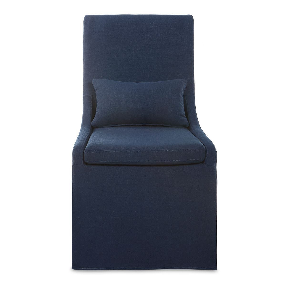 Coley Armless Chair, Denim – Furniture by Uttermost | Sutter & Vale