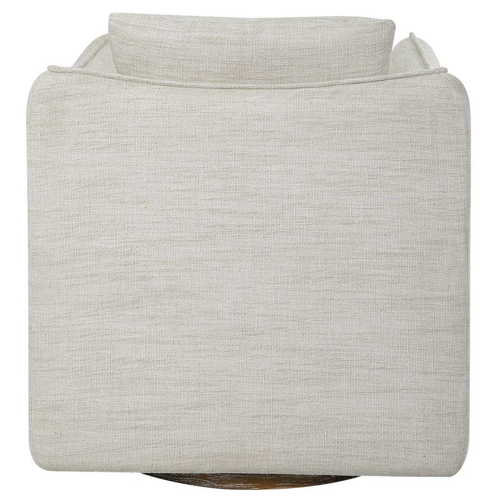 Corben Swivel Chair, White