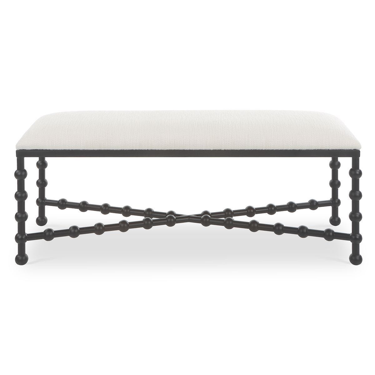Iron Drops Bench – Furniture by Uttermost | Sutter & Vale